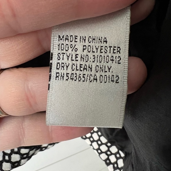 Vintage Nvcard black and white coat. - Picture 5 of 10